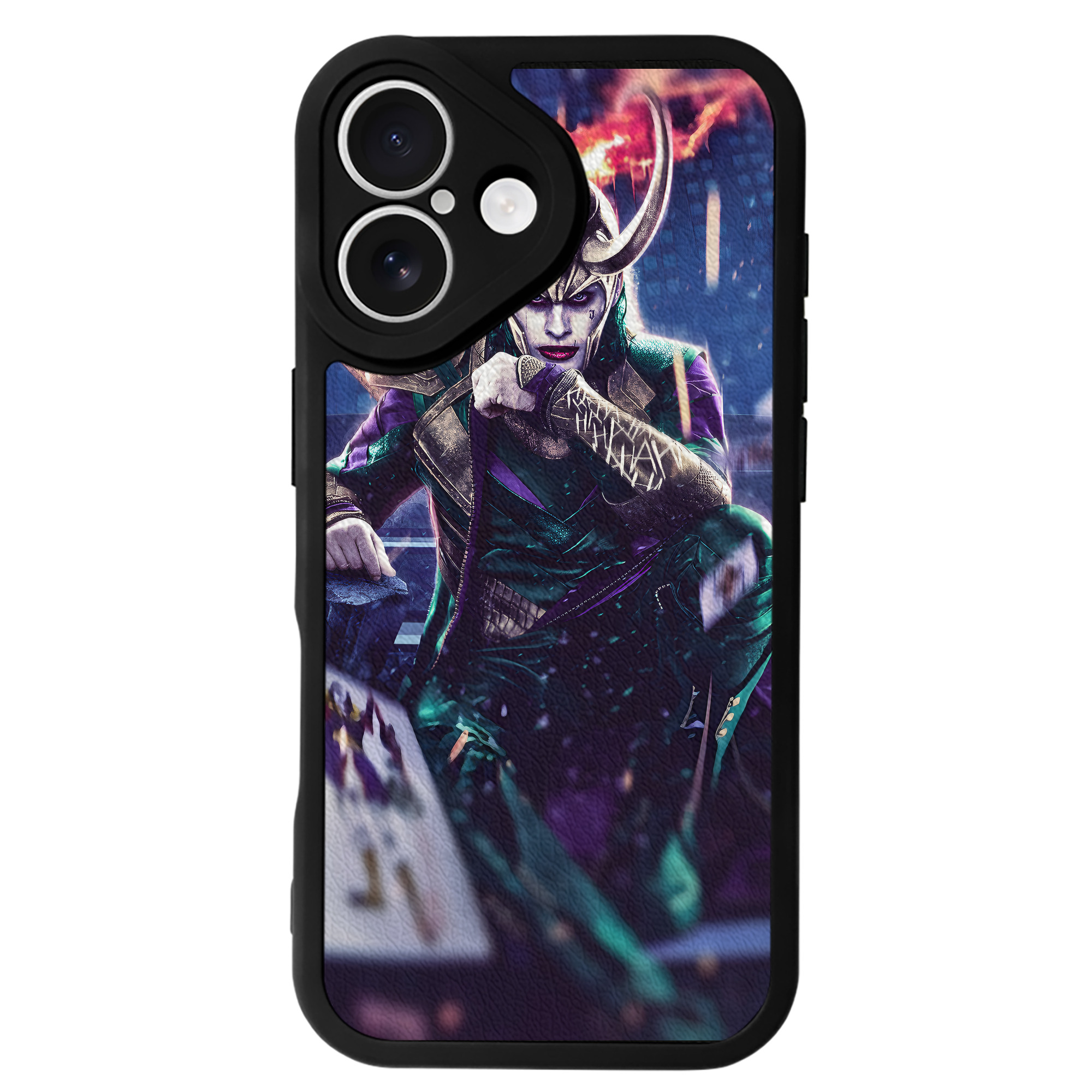 （画像用） アベンジャーズ The Avengers 【iPhone 16シリーズ対応】シリコンスマホケース（レザー調） 材質：シリコン